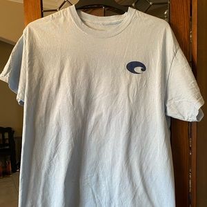Costa Light Blue Short Sleeve Tshirt. Size large